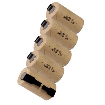 

5 pieces SC battery 1.2v 3000mah nimh power tools for dewalt for bosch for hitachi for metabo