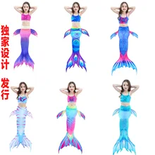 Детская Русалка купальник, хвост русалки купальный костюм русалки, купальный костюм бикини