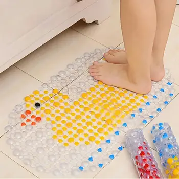 

Cartoon Dolphin/Duck/Fish Design Bath Mat Anti Slip Massage Shower Carpet Pad