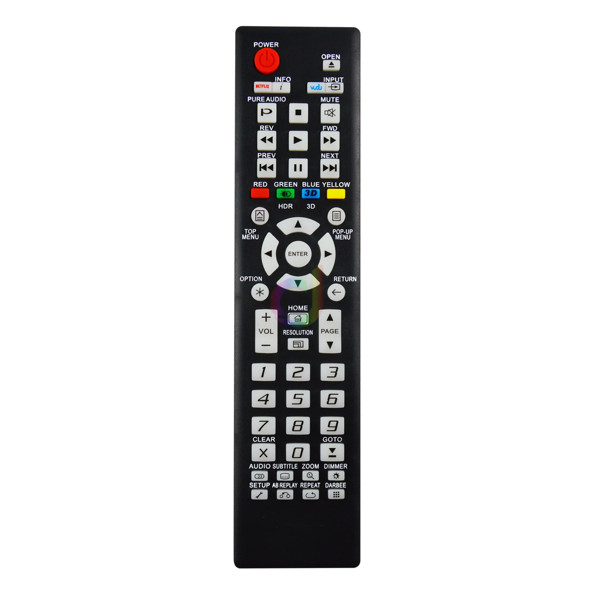 Remoto para Oppo Controle 3d Blu-ray Rede Disc Player Udp-203 Bdt-101ci Udp-203cn Udp-205 - Image 3