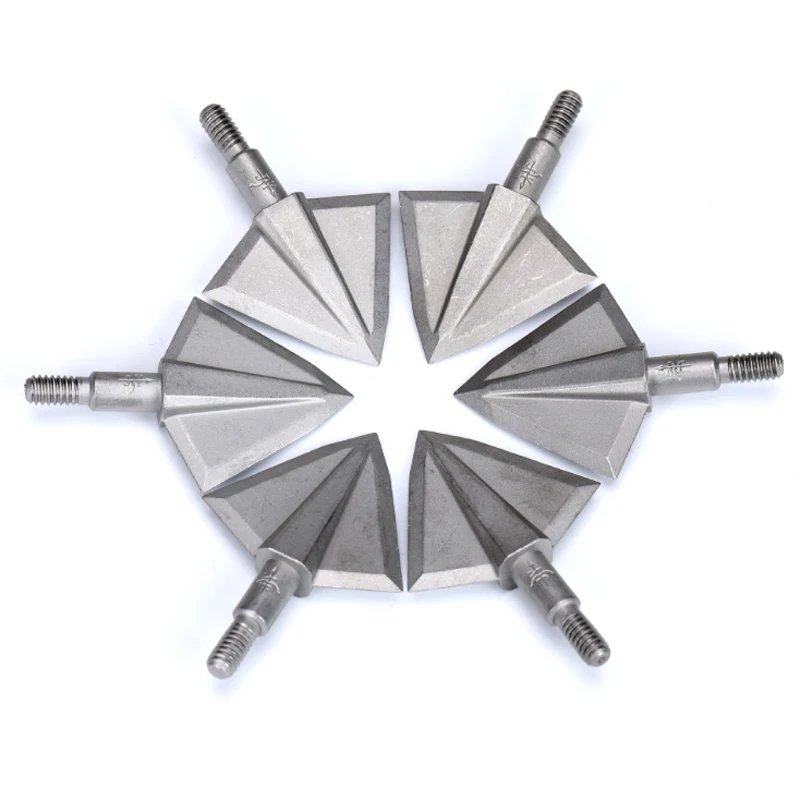 

3/6/9pcs Archery Fixed 2 Blades Arrow Broadhead 125/150Grain Hunting ArrowHead Stainless Steel Arrow Tips