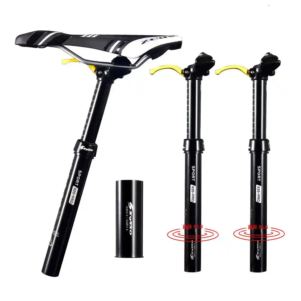 ZOOM Suspension Seatpost Shock Absorber damping Alu MTB mountain bike