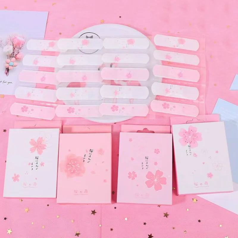 20 unids/caja vendas impermeables transpirables de dibujos animados lindo tirita la hemostasia vendas adhesivas botiquín de primeros auxilios