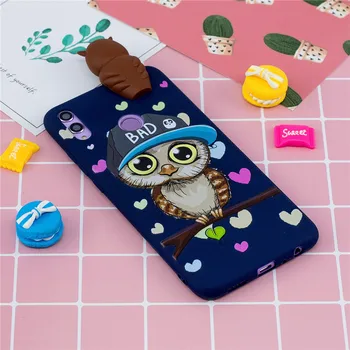 

honor 8X Case sFor Huawei honor 8X Case 3D Unicorn Panda Cartoon soft Silicone cover For Huawei honor 8A 8 A case shell Fundas