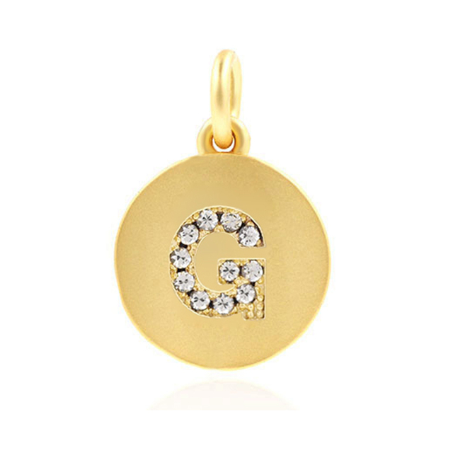 Letter Charms for Jewelry Making Supplies Charm Accessories Finding Diy Bracelet Necklace Earring copper Mosaic CZ 1pcs