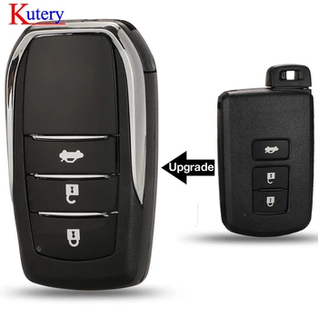 

kutery upgrade modified 3 buttons Replacement Smart Remote Key Shell Case Fob for Toyota Avalon Camry RAV4 2012-2015