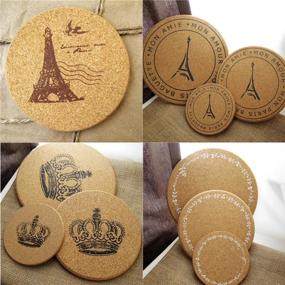 Sexangle Cork Sheet Corkboard Self Sticky For Cup Mat, Coaster, Insulation Mat, Pot Holder, Heat Pad, Heat-Proof Mat