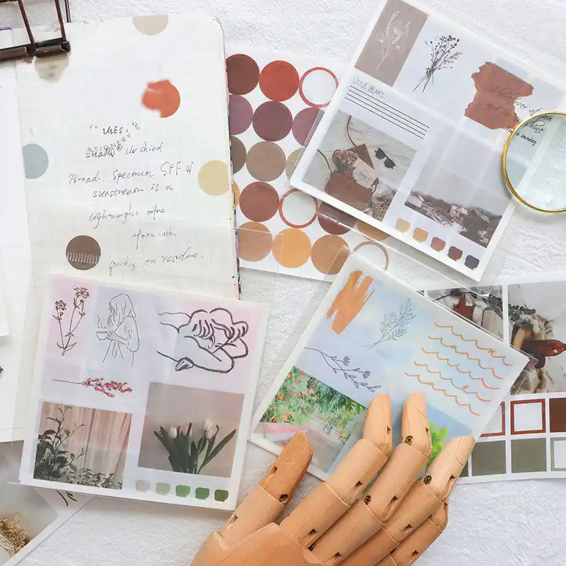 Mohamm Руководство Серии Kawaii клевый стикер пользовательские наклейки для дневника канцелярские хлопья скрапбукинга 4 шт Декоративные наклейк...