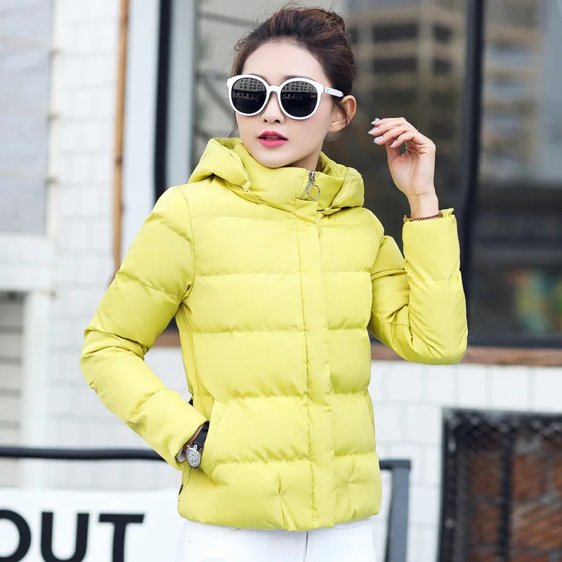 

Photo Shoot 2019 Winter Thin Short Cotton-padded Clothes Women's Small Cotton-Padded Jacket Loli Sweet Slimming down Coat down J