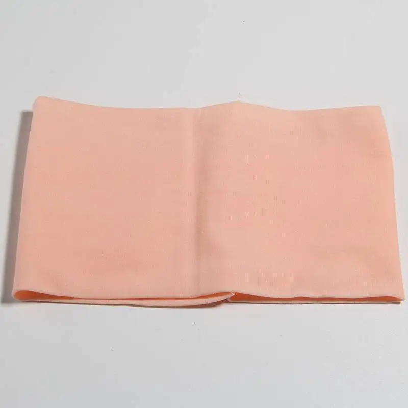 Peach 5 шт., 9*15 см, модная эластичная нейлоновая повязка на голову, мягкие, крепкие, Эластичные аксессуары для волос для детей, тюрбан для девочек, повязка на голову - Цвет: Peach