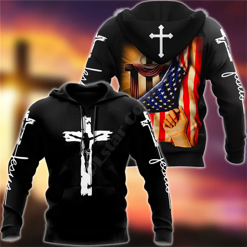 

Christian Jesus 3D All Over Printed Hoodies zipper hoodie women For men Pullover streetwear Unisex Shirts 10