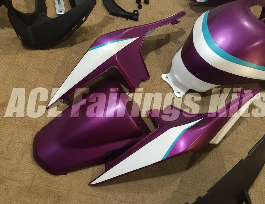 ABS Обтекатели комплект подходит для Kawasaki Ninja 250 EX250 ZXR250 2008- 08 09 10 11 12 13 14(литья под давлением) Белый Розовый матовый