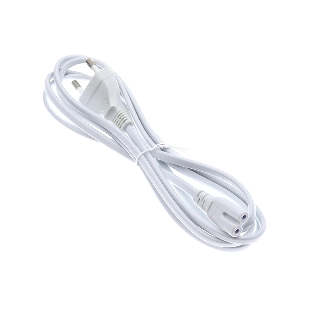 EU 4.8MM plug To IEC 320 C7 AC Power Cord For Camera Charging Notebook Adapter, European Firgure 8 2 Prong Extension Cable