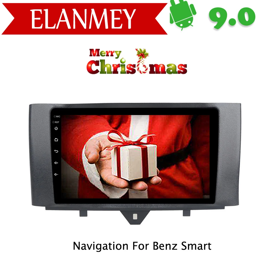 

Branded Genuine Android 9.0 Car Radio for Benz Smart Fortwo 2011-2015 car gps navigation Car Multimedia Vehicle video recorder