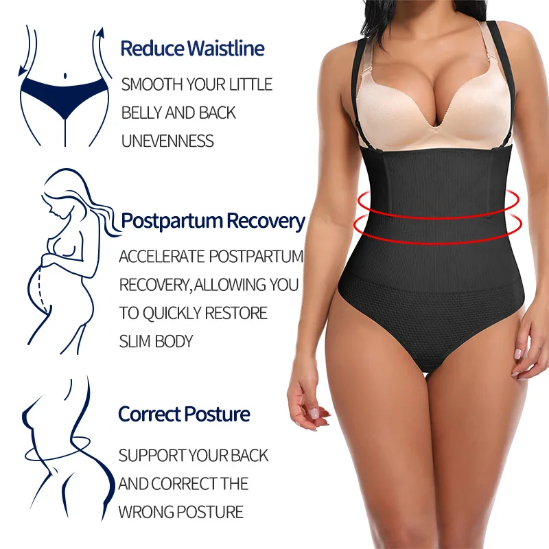 Shapewear Panties High Waist Thong Panty Shaper Tummy Slim Butt Lifter