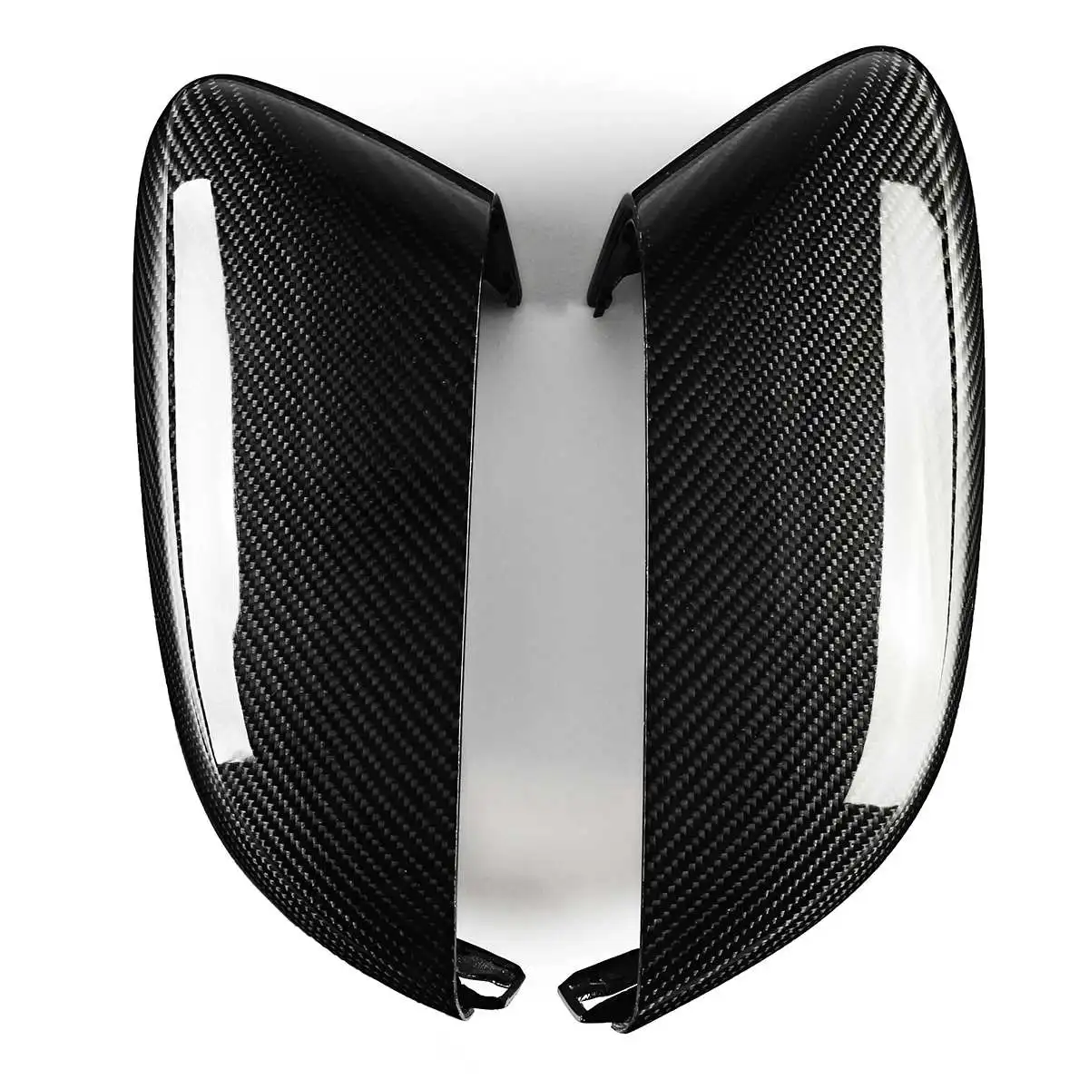 Najtaniej 2 sztuk z włókna węglowego boczne lustro wymienić Carbon lustrzane osłony tylna boczna widok czapki dla BMW 5 7 Series G30 G31 2017 2018 LHD tylko