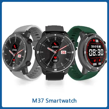 

M37 SmartWatch Heart Rate Blood Pressure Oxygen Pedometer Calories Sleep Monitor IP67 Waterproof For men women Smart Watch