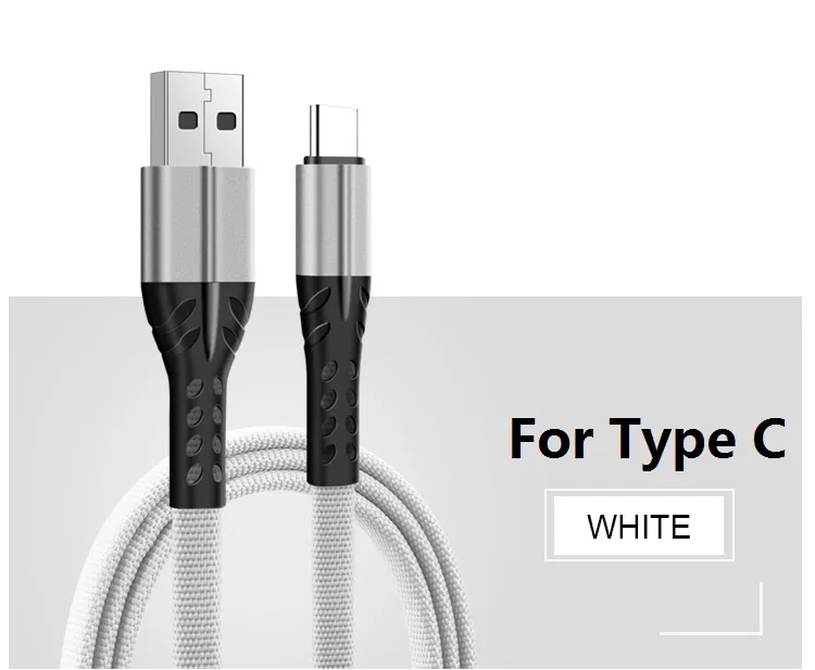 Usb type-C кабель для быстрой зарядки USB C Micro USB шнур для samsung huawei Xiaomi Microusb USB-C зарядный провод type-C зарядный кабель - Цвет: For Type C