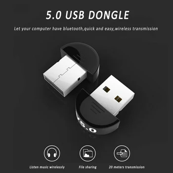

Bluetooth 5.0 Stereo Audio Transmitter Receiver USB Dongle Adapter For USB Printer Bluetooth Adapter With CD Wireless Adapter
