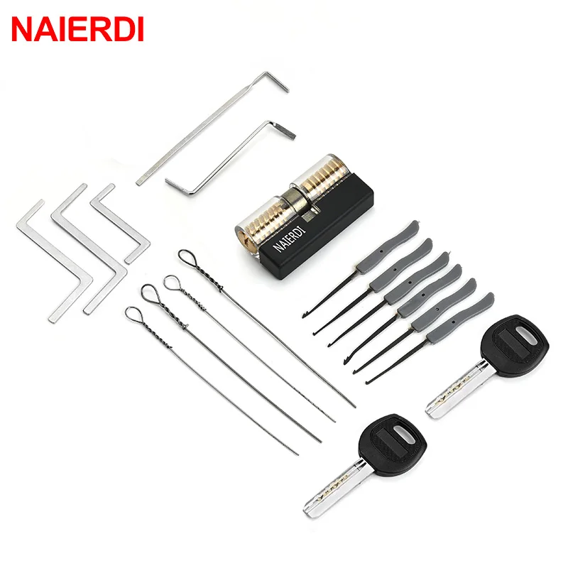 NAIERDI практика замок слесарные инструменты Натяжной ключ Видимый выбор набор с