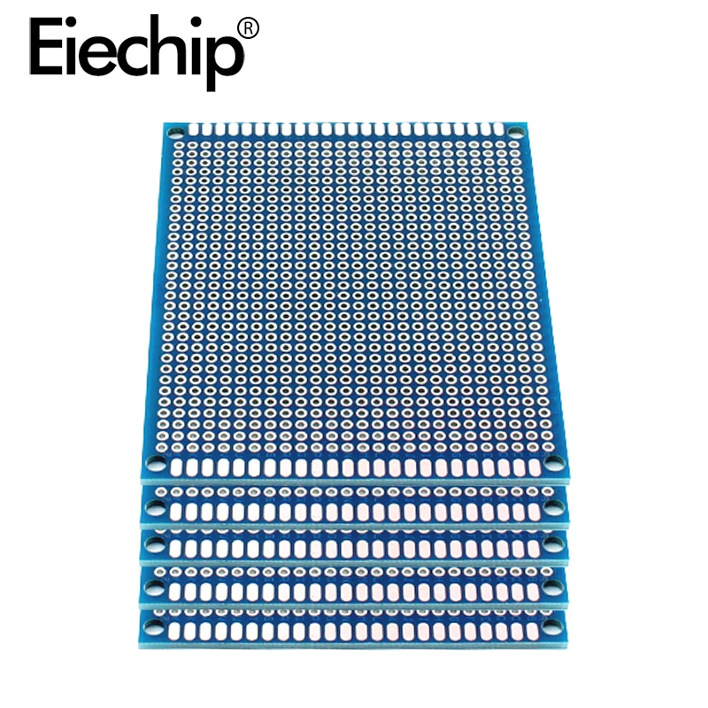5pcs/lot 7x9cm Double Side Prototype PCB Board 7*9cm Universal Printed Circuit Board For Arduino Experimental PCB Copper Plate