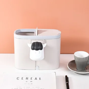 

Nordic Desktop Classification Trash Can Recycle Garbage Bin for living room Wet and dry classification Household Desk Waste Bin