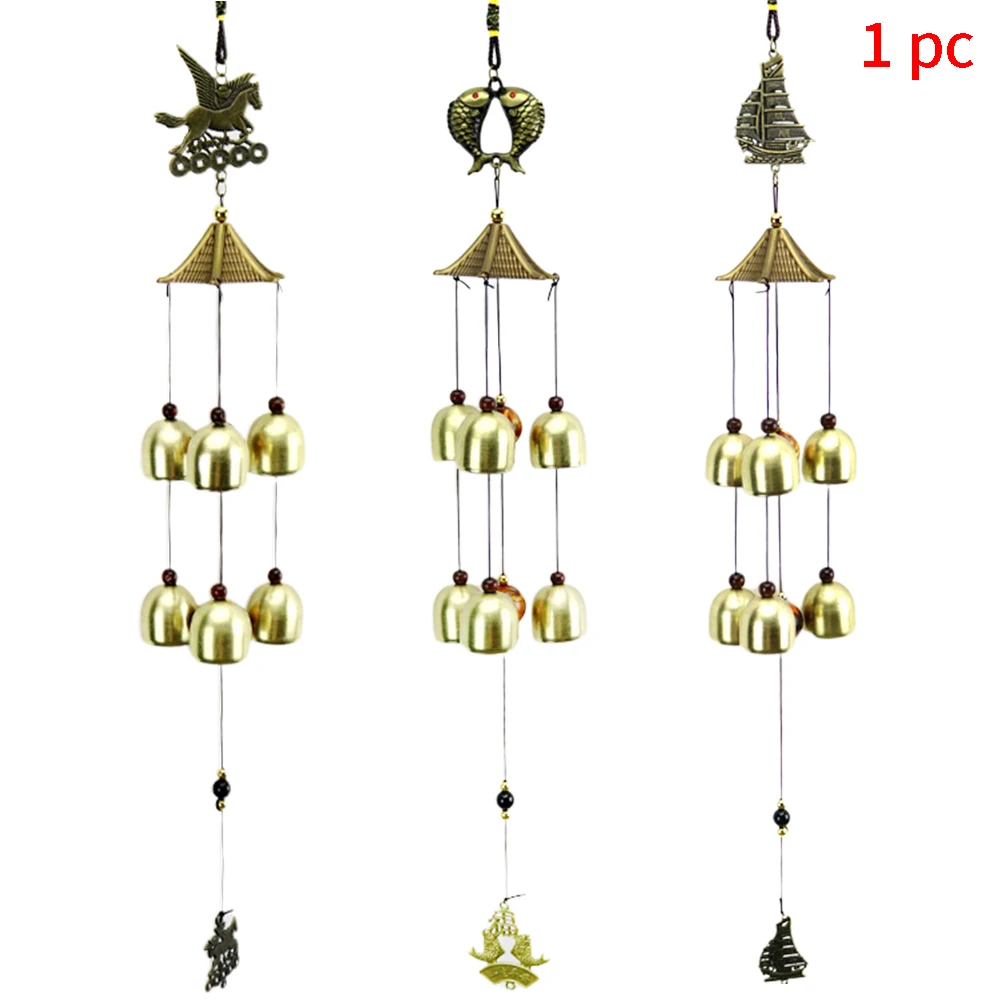 Фортуна, детский подарок, подвесной дверной проем, Bless Lucky Pray, колокольчики, сплав, фэн-шуй, колокольчик, мебель, домашний декор, ремесло, сделай сам, амулет
