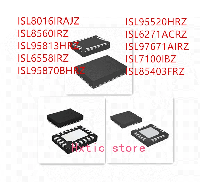 10 adet ISL8016IRAJZ ISL8560IRZ ISL95813HRZ ISL6558IRZ ISL95870BHRZ ...