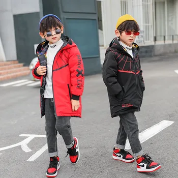 

Degree Children's Winter Jackets Duck Down Padded Clothing New Big Boys Warm Down Coat Thickening Outerwear