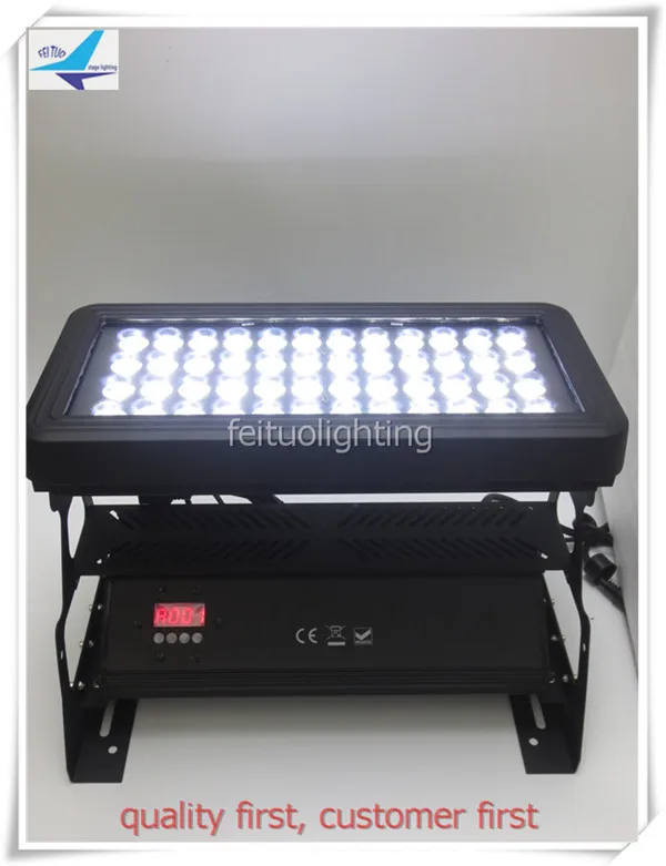 E- IP65 RGBW 48x10w 4 in 1led wall washer light stage dj city color light with flight case