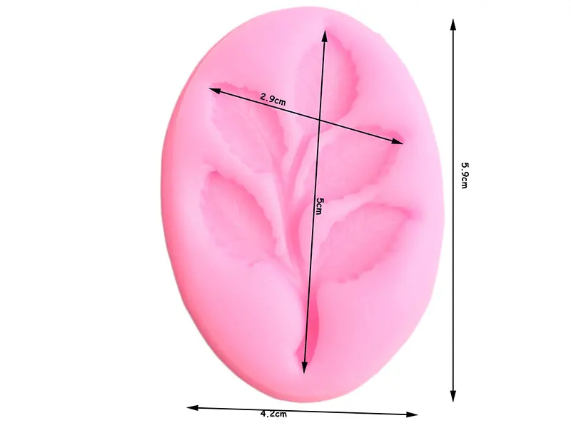 Twig Leaf силиконовые формы 3D прокрутки листья украшения для кексов форма для выпечки инструменты для украшения торта конфеты глина шоколадная мастика плесень