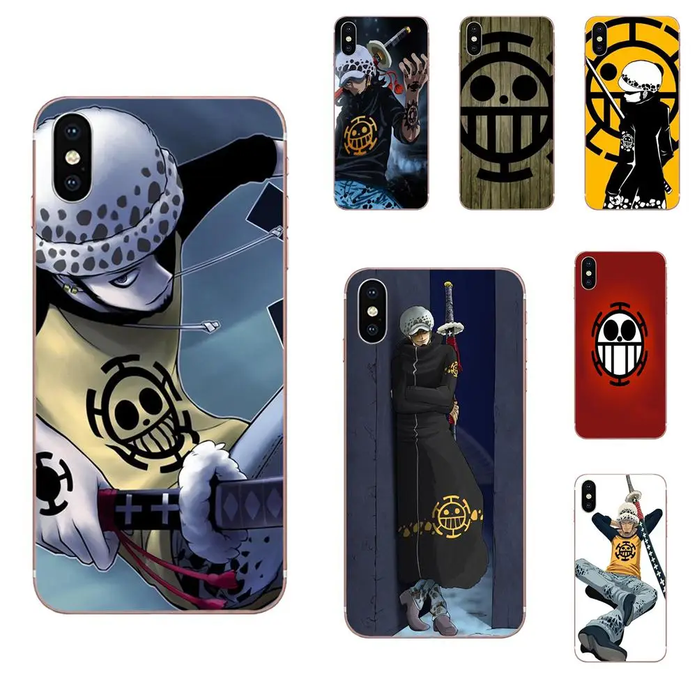Мягкий мультяшный цельный логотип Trafalgar Law для samsung Galaxy Note 5 8 9 S3 S4 S5 S6 S7 S8 S9 S10 5G mini Edge