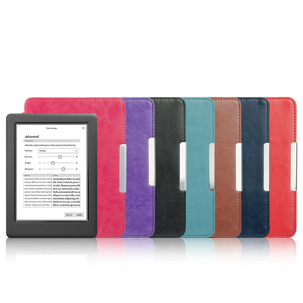 Los Decoratie Afleiding Case For KOBO GLO HD Magnetic Auto Sleep Slim Cover Case Hard Shell For KOBO  GLO HD 6.0inch PU Leather Protect Case Design #BL1|Tablets & e-Books Case|  - AliExpress