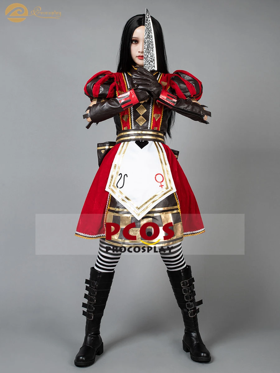 Pro cosplay Upgrade Version~ Alice: Madness Returns Королевское Платье Costutme& Costume mp000099