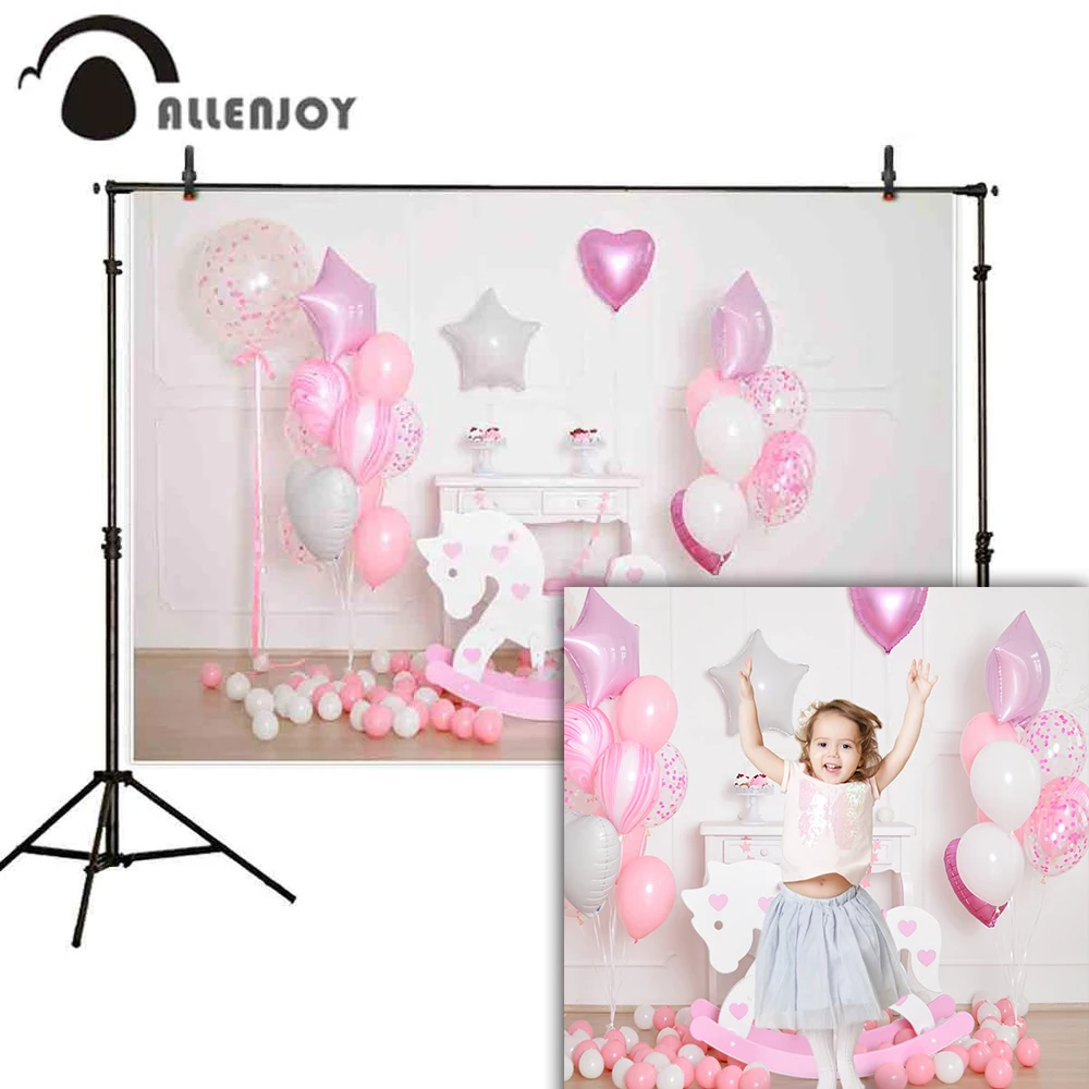 Фотофон Allenjoy с изображением торта на день рождения для новорожденных |