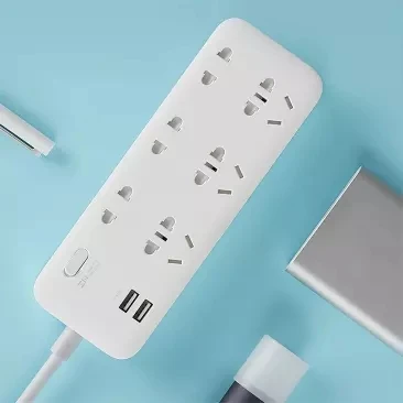 Xiaomi ZMI 6 портов 2 USB беспроводной разъем питания конвертер патч-панель 18 Вт Быстрая зарядка умный дом