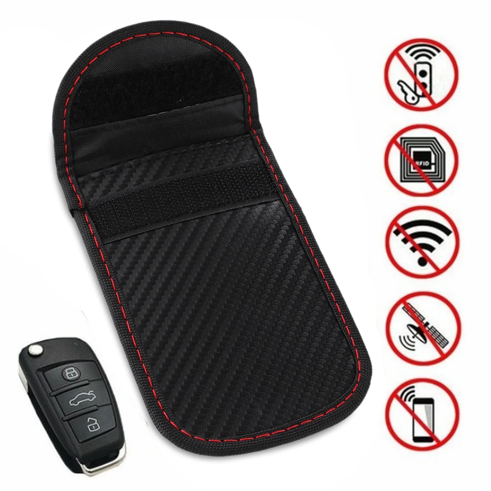 Портативный чехол для ключей 1 шт. от Фарадея без ключа сумка брелок с rfid защитой