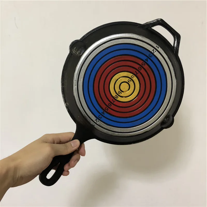 1:1 Cosplay Weapon Prop PUBG Saucepan Game Anime Role Play Halloween Cos Kids Gift Safety PU 40*25.