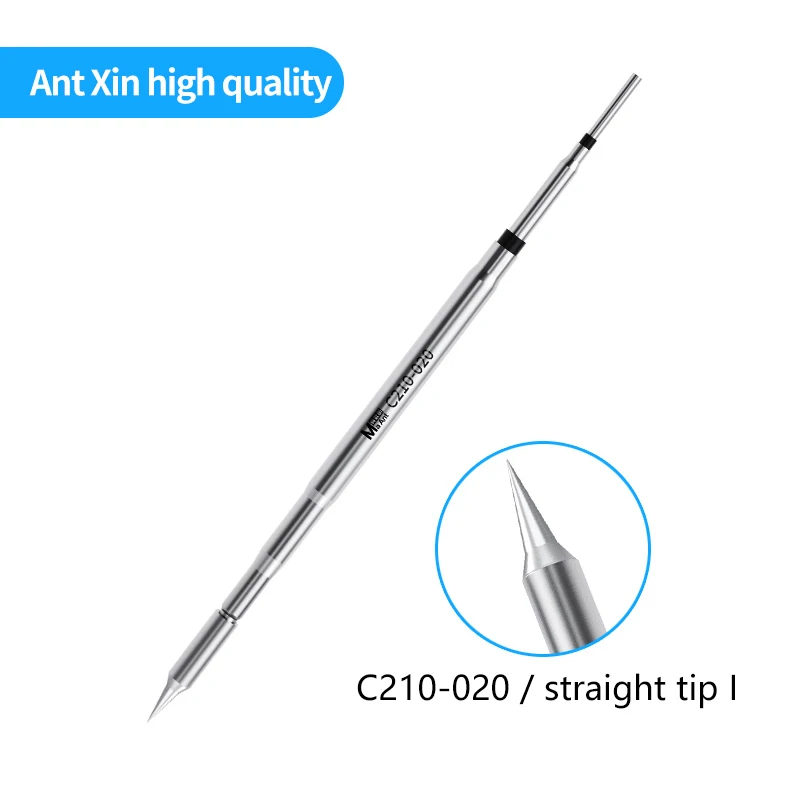 

Ma-Ant C210 Series Oxidation And Corrosion Resistance Soldering Iron Tip Nano Electroplating Suitable For T210 And T26 Handles