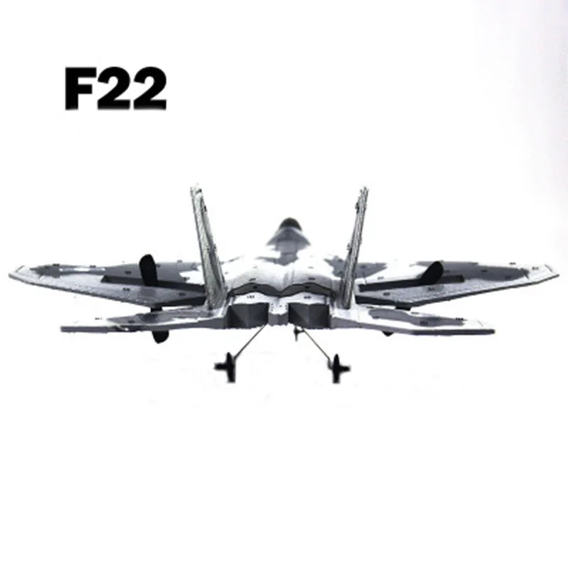 Супер RC F-22 Raptor реактивный самолет с дистанционным управлением Детские уличные игрушки подарок боевой самолет Прямая поставка - Цвет: Белый