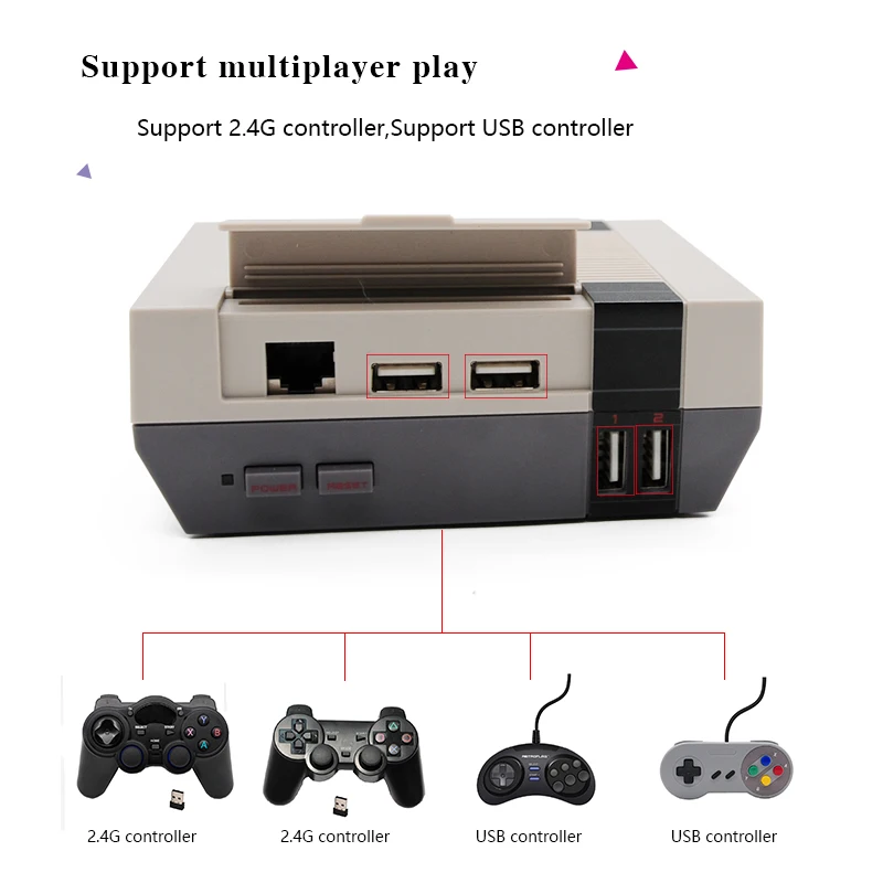 Чехол RETROFLAG NESPI + ТВ игровая консоль для Raspberry Pi 3B 2B с функциональной мощностью и
