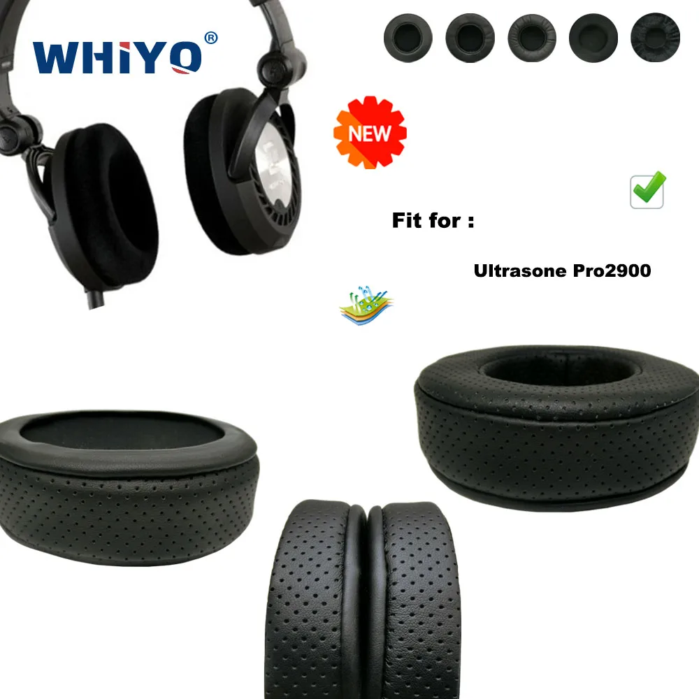 

New upgrade Replacement Ear Pads for Ultrasone Pro2900 Headset Parts Leather Cushion Velvet Earmuff Headset Sleeve