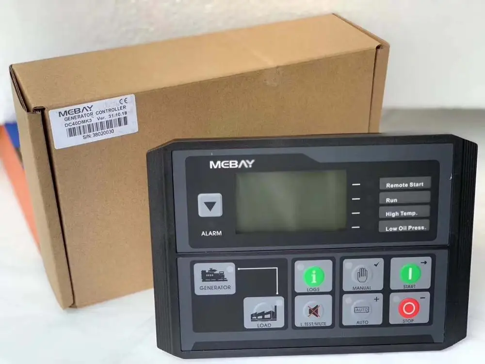 

Genset Controller DC40D MK3 Generator Controller for Diese Gasoline Gas Genset Start Stop Parameters Monitoring