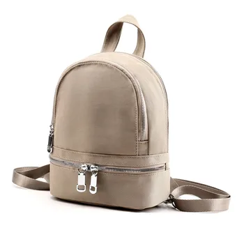 

Women's versatile backpack solid color multicolor waterproof mini zipper simple backpack рюкзак женский