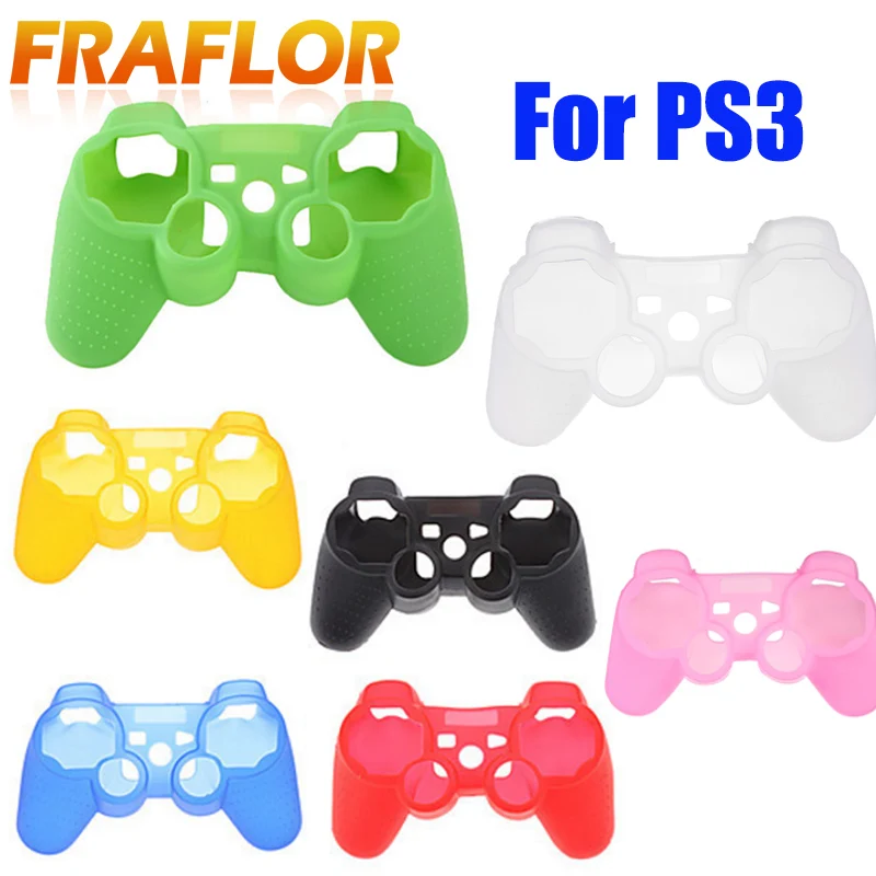 100 шт/партия чехол для playstadi3 PS3 контроллер Камуфляжный Противоскользящий защитный мягкий силиконовый резиновый чехол для кожи
