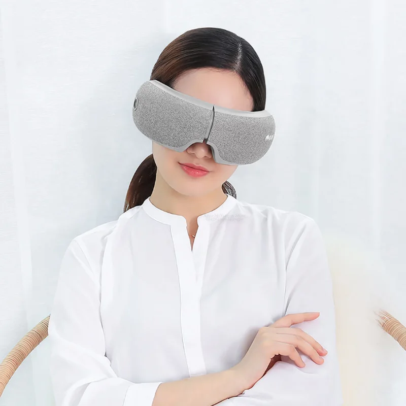 Xiaomi Mijia MOMODA 3D массажер для глаз складной Вибрационный умный роликовый массаж горячий нагрев терапия умная маска для глаз USB перезаряжаемая