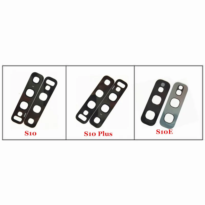 

100x New Original Rear Back Camera Glass Lens Cover with Stickers For Samsung Galaxy S10 Plus S10E