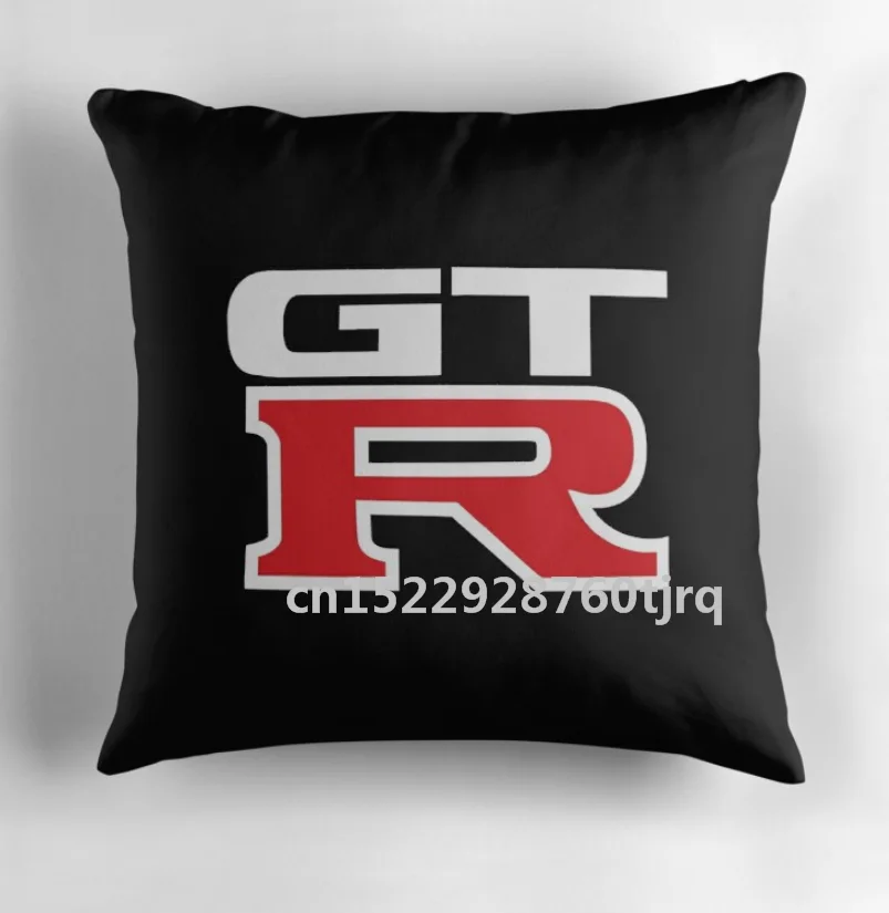 

NISSAN AUTO GTR LOGO Print Pillow Case 100% Cotton Made pillowcase wholesale 45X45cm,55X55cm(Two side)
