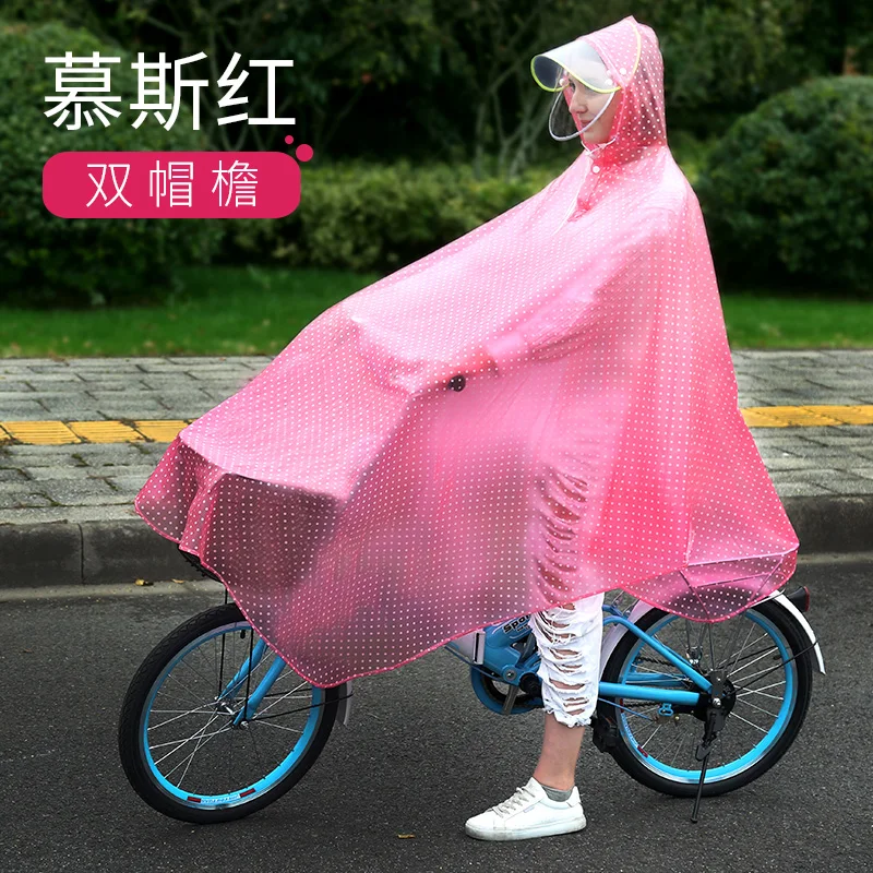 Ladies Rain Coat Jacket Waterproof Bicycle Adult Transparent Plastic Raincoat Vetements Raincoat Women Regenjas Dames New GG50yy