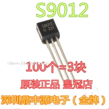 10 шт./лот S9012 PNP TO-92-1 шт. = 100